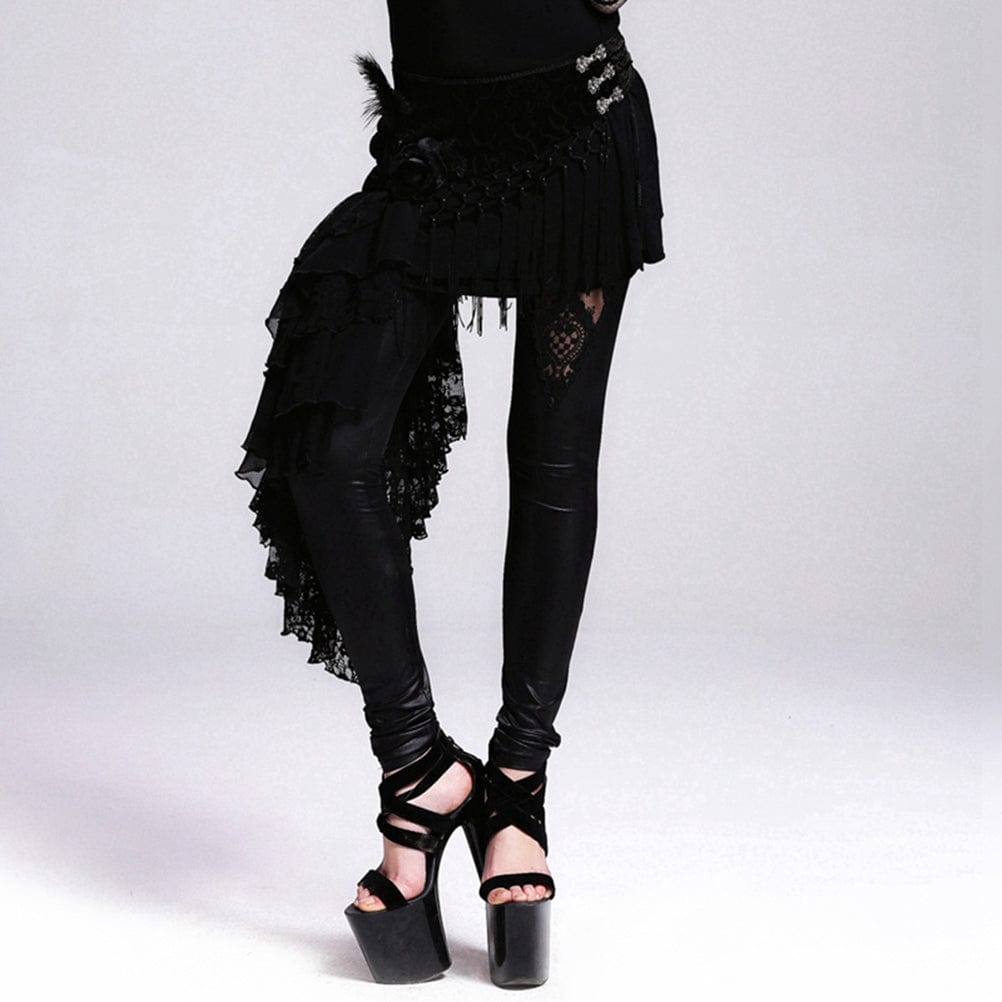 Women's Tasseled Punk Waist Belt